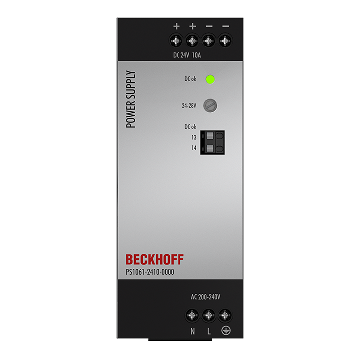 PS1061-2420-0000 | Güç kaynağı PS1000; çıkış: 24 V DC, 20 A; giriş: AC 200…240 V, 1 faz