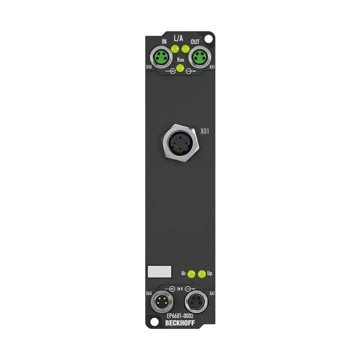 EP6601-0002 | EtherCAT Kutusu, 1 portlu iletişim arayüzü, Ethernet anahtar portu