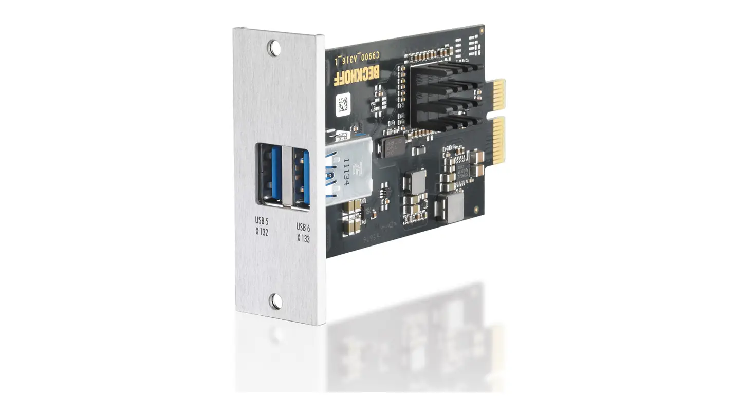 C9900-E277 | USB 3.0 PCIe modülü, 2 kanal