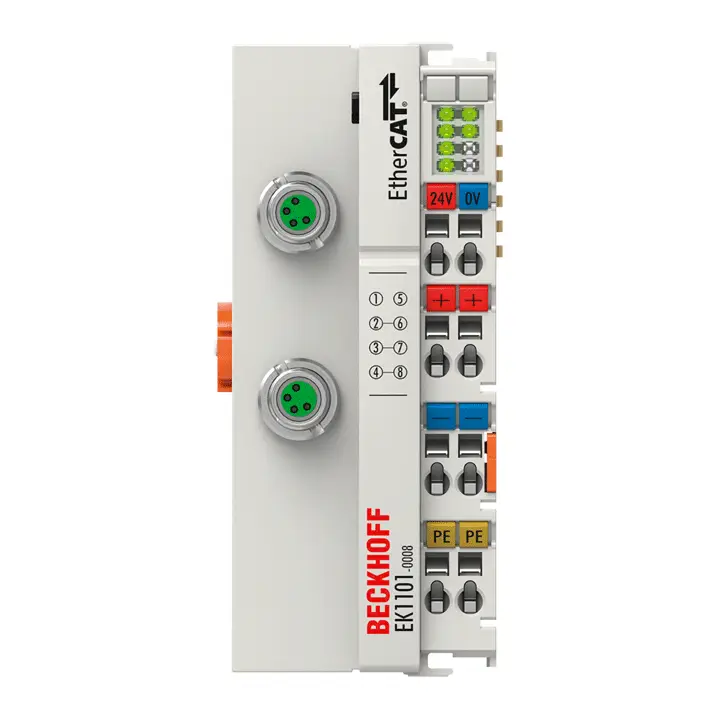 EK1101-0008 | ID anahtarlı ve M8 bağlantılı EtherCAT Coupler