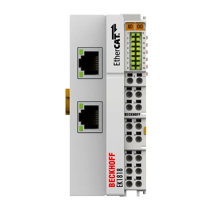 EK1818 | Entegre dijital giriş/çıkışlara sahip EtherCAT Coupler