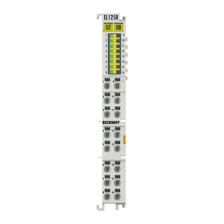 EL1258 | EtherCAT Terminali, 8 kanallı dijital giriş, 24 V DC, 1 µs, çoklu zaman damgası
