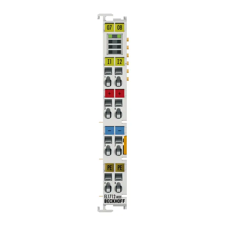 EL1712-0020 | EtherCAT Terminali, 2 kanallı dijital giriş, 120 V DC, 3 ms