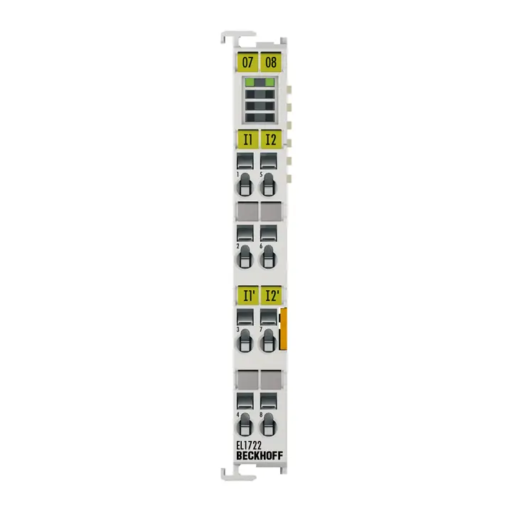 EL1722 | EtherCAT Terminali, 2 kanallı dijital giriş, 120...230 V AC, 10 ms, güç kontakları olmadan