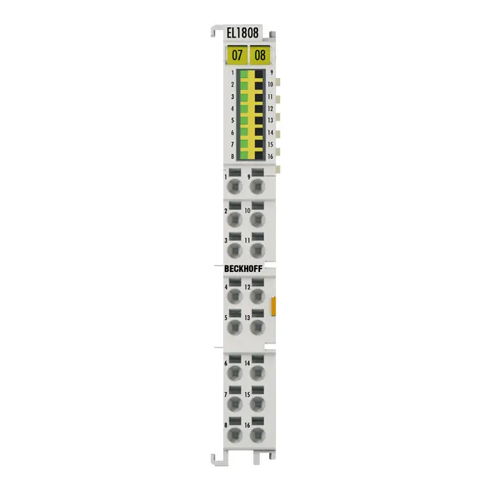 EL1808 | EtherCAT Terminali, 8 kanallı dijital giriş, 24 V DC, 3 ms, 2 telli bağlantı