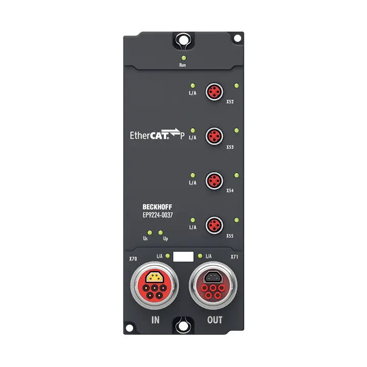 EP9224-0037 | EtherCAT Box, 4-channel power distribution, ENP to EtherCAT P