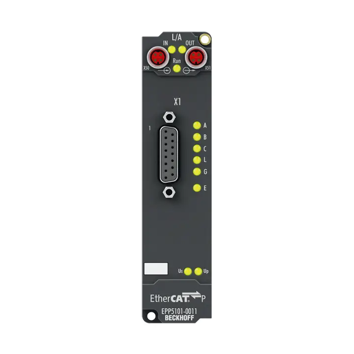 EPP5101-0011 | EtherCAT P Kutusu, 1 kanallı enkoder arayüzü, artımlı, 5 V DC (DIFF RS422, TTL), 1 MHz, D-sub